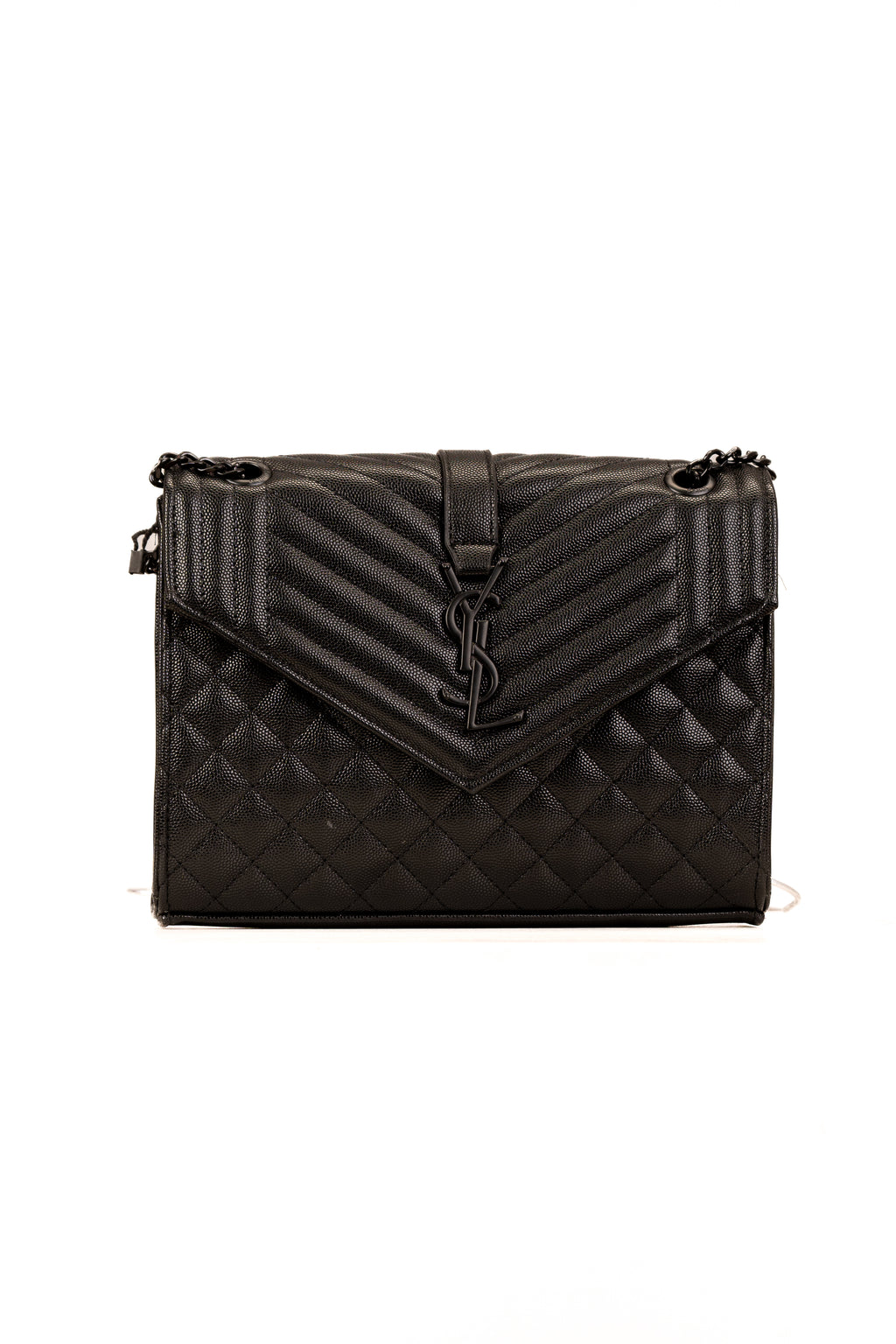 Saint Laurent ENVELOPE MEDIUM in MATELASSÉ lambskin